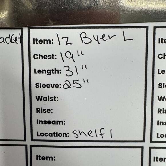 Iz Byer Charcoal Gray Pea Coat Size L - Picture 5 of 5